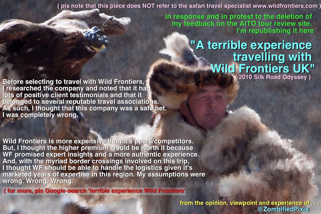 Wild Frontier review deleted from the AITO site